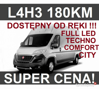 Fiat Ducato L4H3 180KM Full Led Pakiet Techno City Drzwi 27…