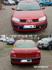 Renault Megane 1.6 benzyna, salon Polska, sedan, bogata wers