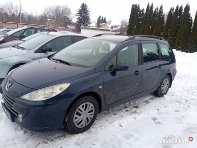 Peugeot 307 kombi 1.6 HDi, koła lato,zima przegląd OC-01.25,