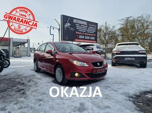 SEAT Ibiza V 1.4 Benzyna 86 KM, Klimatyzacja Automatyczna, Tempomat, Isofix,