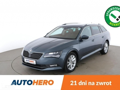 Skoda Superb III FV23%, Bi-xenon, skóra, navi, klima auto, kamera cofania, panorama