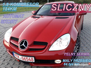 Mercedes SLK 1.8 184-KM_Automat _Skóry_Mega Piekny_Mały_Przebieg Vat-Marża