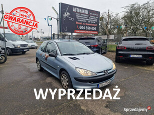 Peugeot 206 1,1 Benzyna 60 KM, Elektryczne Szyby, OC do 17.05.2025 rok