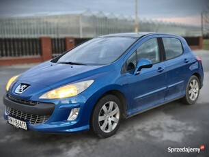 Peugeot 308, 120KM, hak, 2x opony, codzienna eksploatacja spalanie 7l/100km