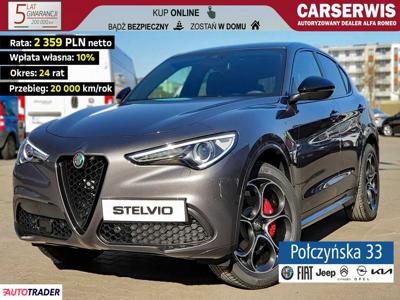 Alfa Romeo Stelvio 2.0 benzyna 280 KM 2022r. (Warszawa)