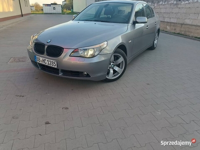 BMW seria 5 BMW E60 530i Automat 2005 rok Xenon