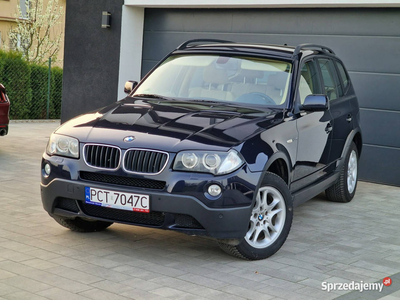 BMW X3 M47 lift BEZWYPADKOWA *śliczna* zarejestrowany *po serwisie* E83 (2…