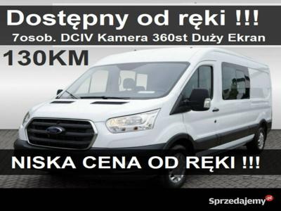 Ford Transit L3H2 130KM 7-osob. DCIV Kamera 360 Dostępny ...