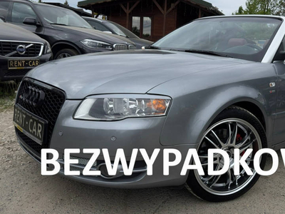 Audi A4 Cabrio*S-Line1.8Turbo*163PS*Automat OPŁACONY Bezwypadkowy Skóra Se…