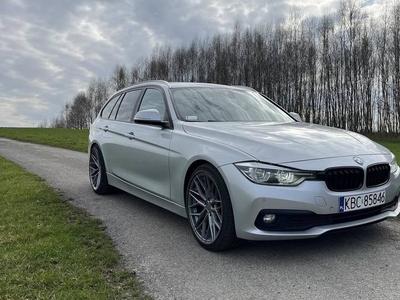 BMW 3 F31, 2.0D 150 KM, 2017 r. bezwypadkowy, serwisowany, kola 19'