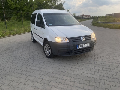 Volkswagen Caddy III Caddy 1.9 tdi 230 tys przebiegu salon Polska, klima, Alu