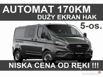 Ford Transit Custom Automat DCIV Brygadowy 5-osob. 170KM A6…