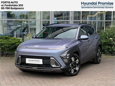 Hyundai Kona 1.6 T-GDI PLATINUM Automat 198 KM kamery 360 Skóra Ceramika