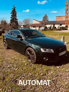 Audi A5 I (8T) 180KM, coupe, automat, skóry, symboliczny przebieg, czujniki, jak no