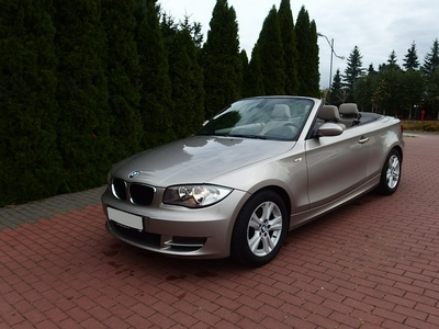 BMW SERIA 1 I (E81/E82/E87/E88) BMW SERIA 1 120d Cabrio Skóra PDC Navi Serwisowana