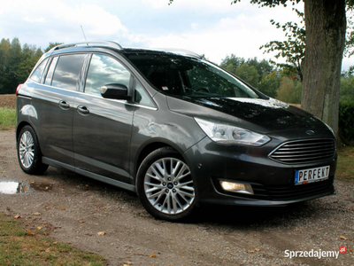 Ford Grand C-MAX TITANIUM 1.0 Benzyna 125 KM 7 OSÓB Kamera LED Navi SAM Pa…