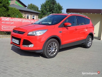 Ford Kuga 2.0 D Panorama Pół skóra dobre wyposażenia - zadbana