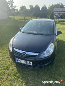 Opel corsa czarny 1.2 z 2008 r.