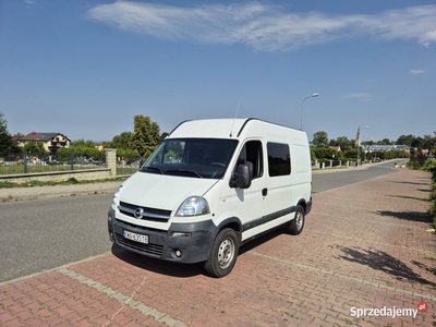 Opel Movano*2,5 114KM* 6 osób *ZADBANY*255-tys km * Wspomaganie* HAK*