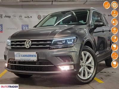 Volkswagen Tiguan 1.4 benzyna 150 KM 2016r. (Warszawa)