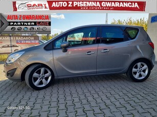 Opel Meriva B 1.4 101 KM szklany dach brązowe połskóry nawigacja alu gwarancja