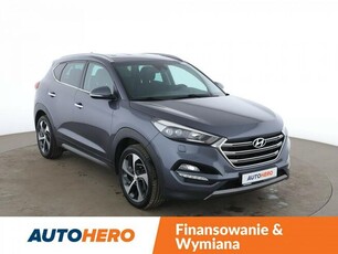 Hyundai Tucson 4x4, automat, full LED, navi, klima auto, grzanne fotele, kamera i czu