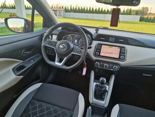 Nissan Micra Tekna *NAVI* kamera *bezwypadkowy *serwisowany* ZAREJESTROWANY W PL