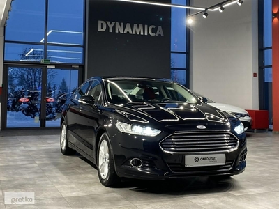 Ford Mondeo VIII Titanium, M6, hak, navi, salon PL, serwisowany, 12 m-cy gw.