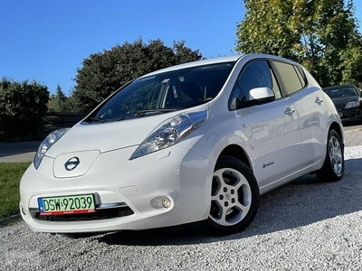 Nissan Leaf 109KM - Bateria 30 kWh, Pompa ciepła, Serwisowany, Biała perła, Full