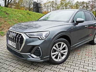 Audi Q3 2019r Szara Perła 100% Bezwypadkowy Stan idealny