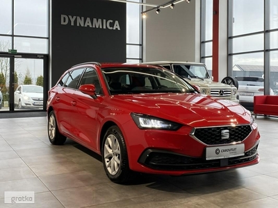 SEAT Leon III -Style ST 1.5TSI 130KM M6 2021 r., salon PL, I wł., f-a VAT, gwaranc