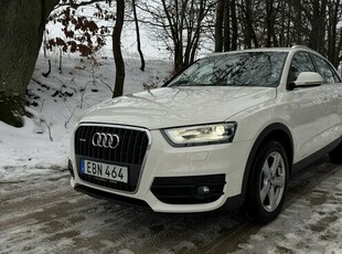 Audi Q3 2.0tdi automat 177KM quattro ledy xenon skóry navi bezwypadkowy 1.gwar