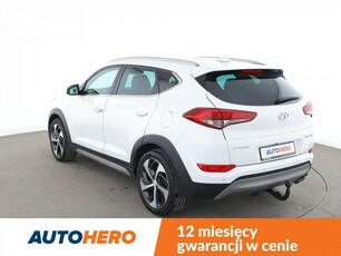 Hyundai Tucson automat 4x4 navi kamera 177KM hak grzane fotele Bluetooth FullLED