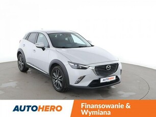 Mazda CX-3 Automat. 4x4 Navi, hak kolowniczy podgrzewane fotele, pełna książka se