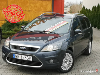 Ford Focus 1.6B, 2008r, 223tyś km, Org. Lakier, Titanium, N…