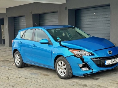 Mazda 3 2010 1.6benzyna manual, mega wyposażenie, uszk.