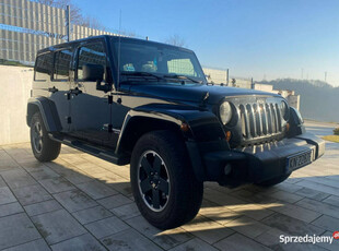 Jeep Wrangler Unlimited Sahara 2.8 200KM, 4x4, Salon PL, Serwis, III (2006…