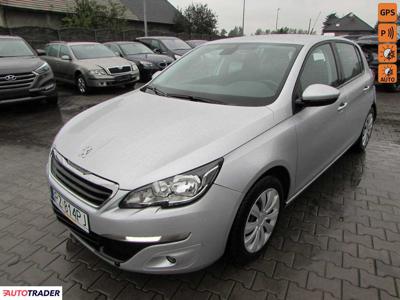 Peugeot 308 1.6 diesel 92 KM 2014r. (Gliwice)