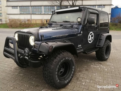 Jeep Wrangler TJ 4.0 Benzyna Manual Lift 2 Koła 33 Klima Zarejestrowany