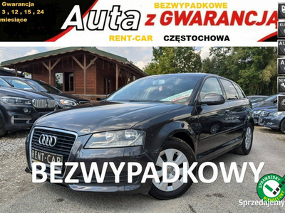 Audi A3 1.6TDi SportBack OPŁACONY Bezwypadkowy Skóry Klima Serwis GWARANCJ…