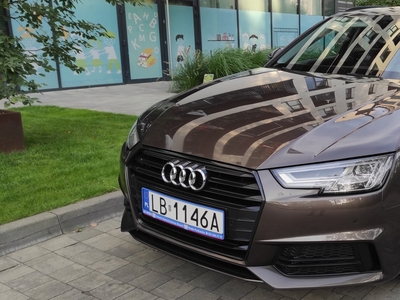 Audi A4 B9 S-LINE, pływające kierunki, bezwypadkowy