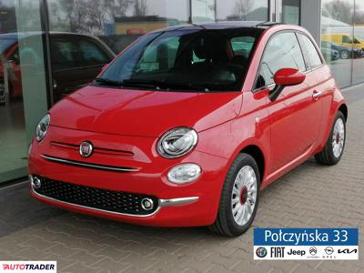 Fiat 500 1.0 hybrydowy 70 KM 2022r. (Warszawa)