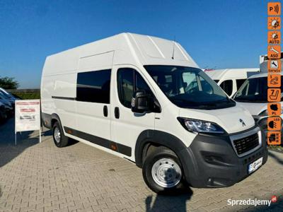 Peugeot Boxer / Salon PL / Brygadówka DOKA 7 osób / Maxi L4H3 / Klima / Gw…