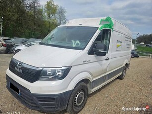 2019 MAN TGE 3.140 - 2.0 TDI jak VW CRAFTER KLIMA KAMERA uszkodzony dach