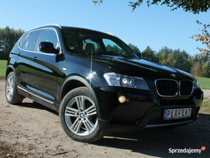 BMW X3 F25 2.0 D 184 KM 4X4 BiXenon SKÓRA Panorama NAVI Grzana KANAPA Serw…