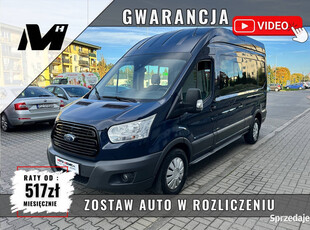 Ford TRANSIT 6 osobowy, asystenty, czujniki, Faktura VAT 23% 2.2TDCi GWARAN