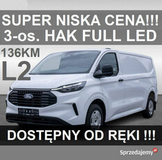 Ford Transit Custom L2 Nowy Ford Custom 136KM L2 Dostępny od ręki Super Ce…