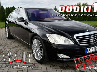 Mercedes S 500 5,5Benzyna DUDKI11 Serwis,Skóry,El.Klapa.LONG.Navigacja.Kam…