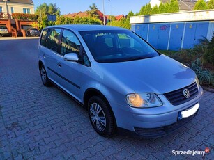 Vw Touran 1.9 TDI/ 7 osó/6-skrzynia 1 wl.l lub zamienię,