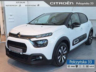 Citroen C3 III 1.2 83 MT5 wersja Max | Biały | 2024